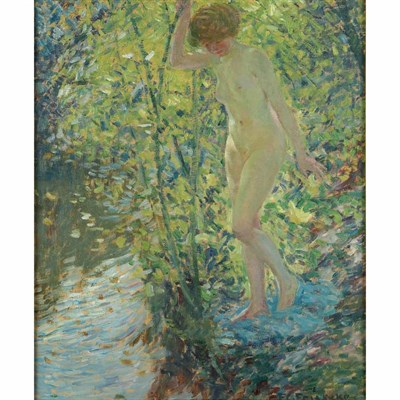 Lot 212 - Frederick Carl Frieseke American, 1874-1939...