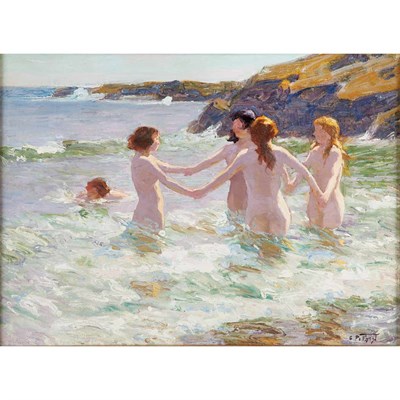 Lot 218 - Edward Henry Potthast American, 1857-1927...