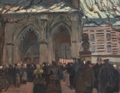 Lot 28 - Raoul Dufy French, 1877-1953 Place de L'Eglise...