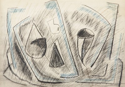 Lot 137 - Anne Ryan American, 1889-1954 Black and Blue...