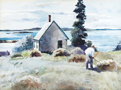Lot 247 - Andrew Wyeth American, 1917-2009 Coast Farm,...
