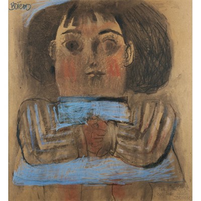 Lot 109 - Fernando Botero Colombian, b. 1932 Young Girl...
