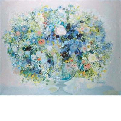 Lot 70 - Monique Journod French, b. 1935 Floral Still...