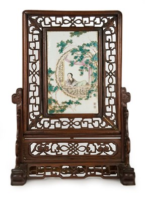 Lot 99 - Chinese Famille Rose Glazed Porcelain Table...