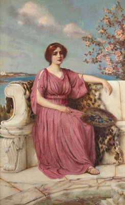 Lot 25 - Abbey Altson British, 1866-1949 Meditation Oil...