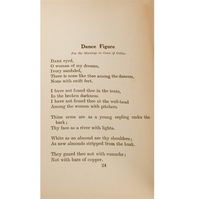 Lot 130 - POUND, EZRA Lustra. [London]: privately...