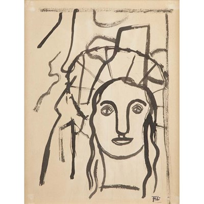 Lot 101 - Fernand Leger French, 1881-1955 Untitled...
