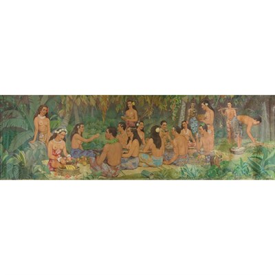 Lot 211 - J. Clinton Shepherd American, 1888-1975 Mural...