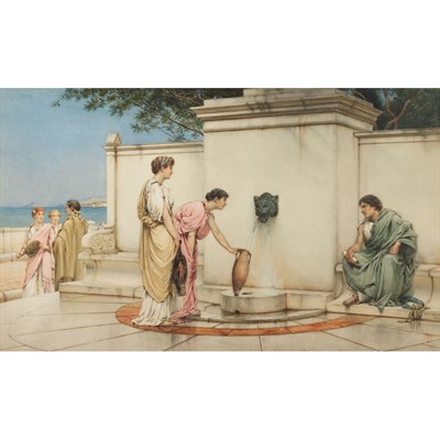 Lot 24 - William Magrath Irish, 1838-1918 The Student,...