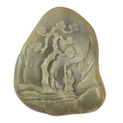 Lot 153 - Chinese Celadon Jade Boulder 18th/19th Century...