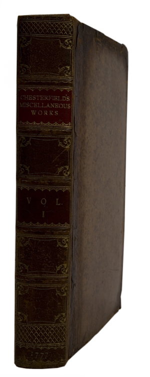 Lot 72 - CHESTERFIELD, PHILIP DORMER STANHOPE, EARL...