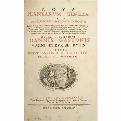Lot 115 - MICHELI, PIER ANTONIO Nova plantarum ......