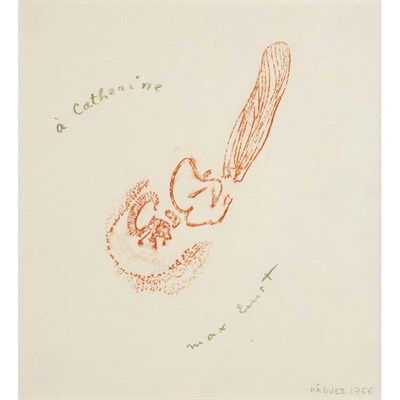 Lot 102 - Max Ernst German/American, 1891-1976 Untitled,...