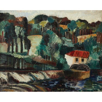 Lot 35 - Jean Dufy French, 1888-1964 Moulin a Aubes...