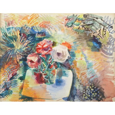 Lot 36 - Jean Dufy French, 1888-1964 Bouquet de Roses,...