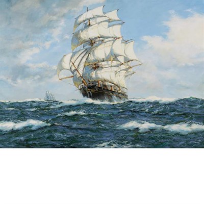 Lot 72 - Henry Scott British, 1911-2005 Driving Seas...