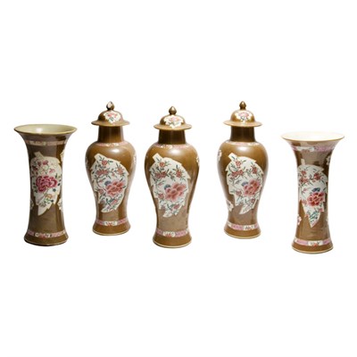 Lot 87 - Chinese Famille Rose Enameled Porcelain...
