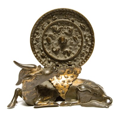 Lot 177 - Chinese Bronze Mirror Stand Ming Dynasty The...