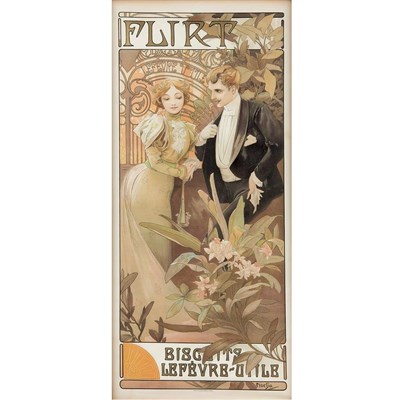 Lot 397 - Alphonse Mucha (1860-1939) FLIRT...