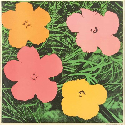 Lot 484 - Andy Warhol FLOWERS (FELDMAN/SCHELLMAN 6)...