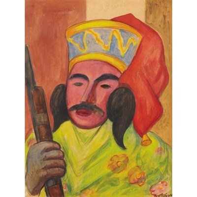 Lot 131 - Diego Rivera Mexican, 1886-1957 Study for...