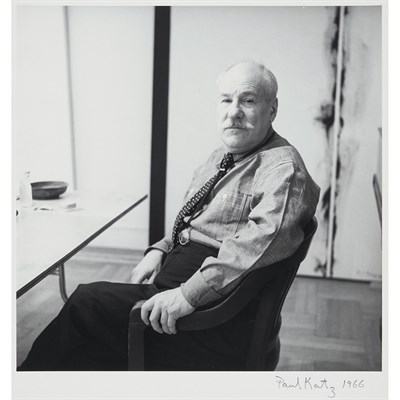 Lot 535 - KATZ, PAUL (b. 1942) [Barnett Newman]. Gelatin...