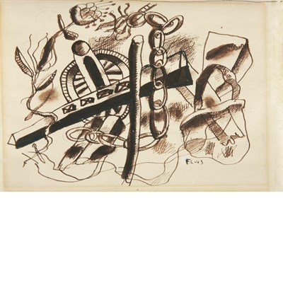 Lot 82 - Fernand Leger French, 1881-1955 Untitled, 1943...