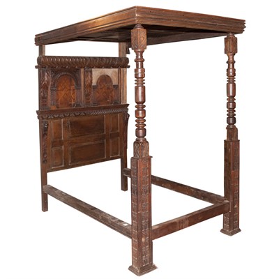 Lot 259 - Renaissance Style Parquetry Inlaid Dark...