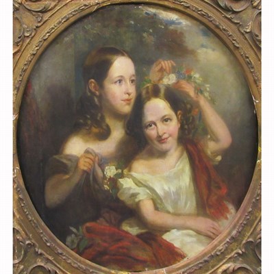 Lot 8 - Attributed to Charles Baxter Crowning Her...