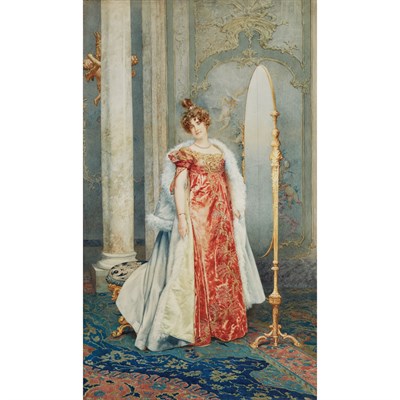 Lot 22 - Giuseppe Signorini Italian, 1857-1932 Elegant...