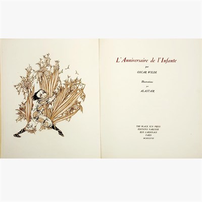 Lot 180 - [BLACK SUN PRESS] WILDE, OSCAR. L'Anniversaire...