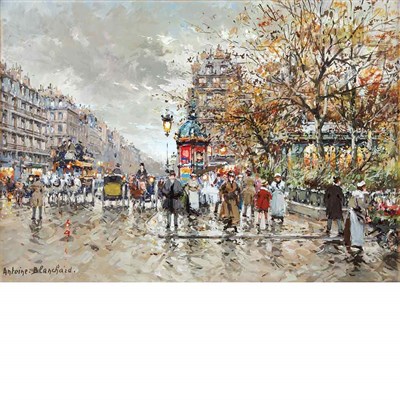 Lot 56 - Antoine Blanchard French, 1910-1988 Rue La...