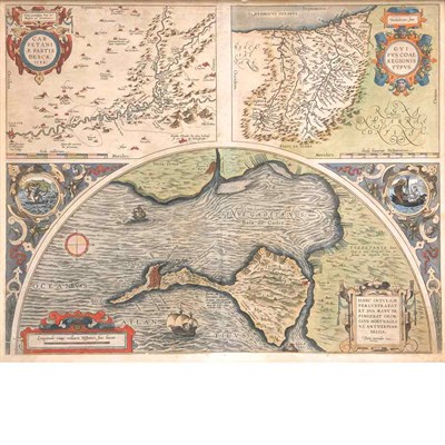 Lot 106 - [MAPS] Group of three maps. ORTELIUS, ABRAHAM....