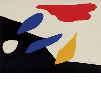 Lot 321 - Alexander Calder COMPOSITION Color lithograph,...
