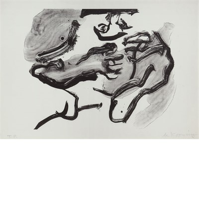 Lot 376 - Willem de Kooning HORSE HEAD (G. 39)...