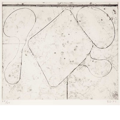 Lot 345 - Richard Diebenkorn CARD GAME Soft-ground...