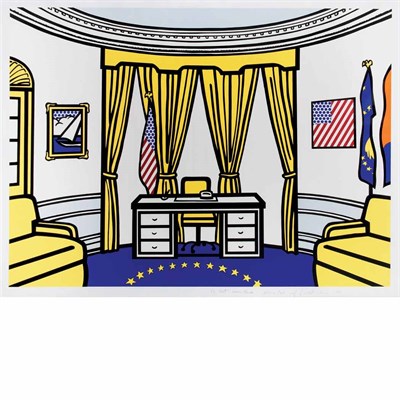 Lot 386 - Roy Lichtenstein (1923-1997) THE OVAL OFFICE...
