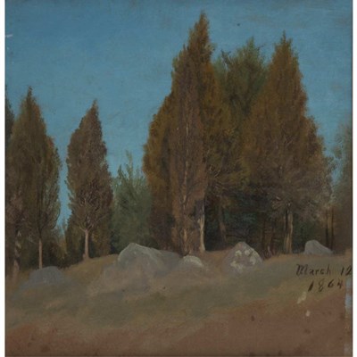 Lot 193 - Frank Anderson American, 1844-1891 Pine Tree...