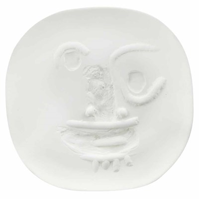 Lot 438 - Pablo Picasso ROUND-EYED FACE (A.R. 452) White...