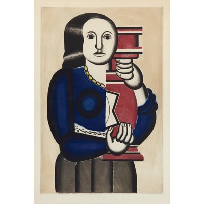 Lot 382 - After Fernand Leger (1881-1955) FEMME A LA...