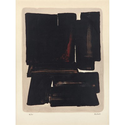 Lot 470 - Pierre Soulages (b. 1919) LITHOGRAPH NO. 7A...