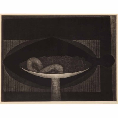Lot 353 - Yozo Hamaguchi (1909-2000) FISH AND FRUITS (M....
