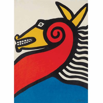 Lot 319 - Alexander Calder (1898-1976) [HORSE] Color...