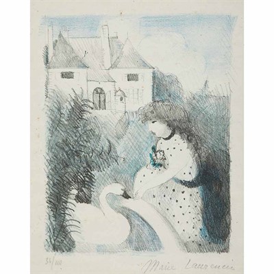 Lot 368 - Marie Laurencin (1883-1956) LE CYGNE...