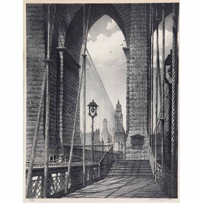 Lot 494 - Stow Wengenroth HIGH ARCHES, BROOKLYN BRIDGE...
