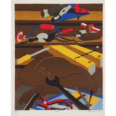 Lot 380 - Jacob Lawrence TOOLS (N. L77-3) Color offset...
