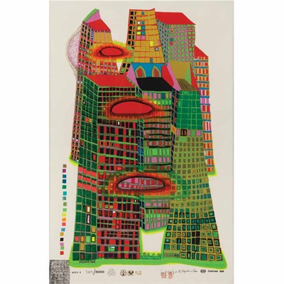 Lot 357 - Friedensreich Hundertwasser (1928-2000) GOOD...