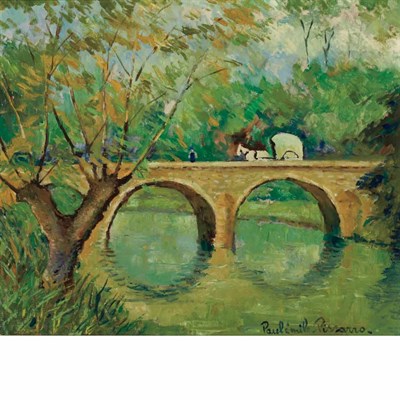 Lot 70 - Paul Emile Pissarro French, 1884-1972 Le Pont...