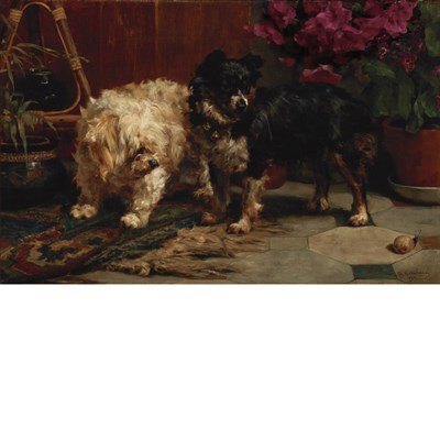 Lot 3 - Charles H. van den Eycken Belgian, 1859-1923...