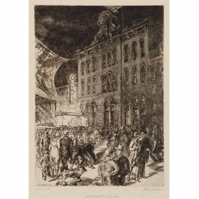 Lot 469 - John Sloan FOURTEENTH STREET, THE WIGWAM (M....